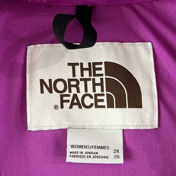 The North Face 2XL Extreme Pile Full Zip Fleece Jacket Purple Cactus Flower NWT - Picture 7 of 12